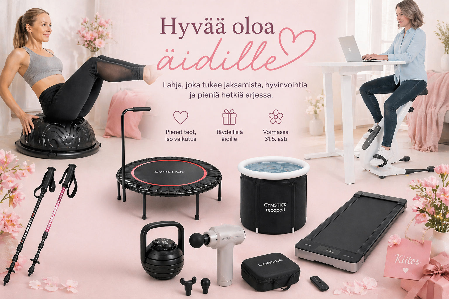 Hyvää oloa äidille – lahja, joka tuntuu arjessa