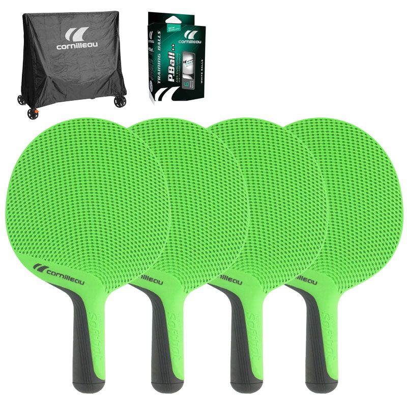 Gymstick Cornilleau Family Pack Outdoor Starter Set kattava aloitussetti pingiksen pelaamiseen ulkona