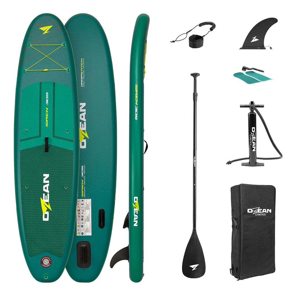 Gymstick Ozean Siren 305 SUP Board, dark green