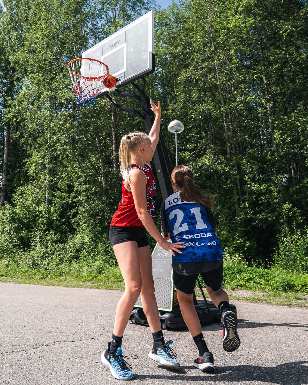 Gymstick Court Premium Portable Basketball Hoop basketställning