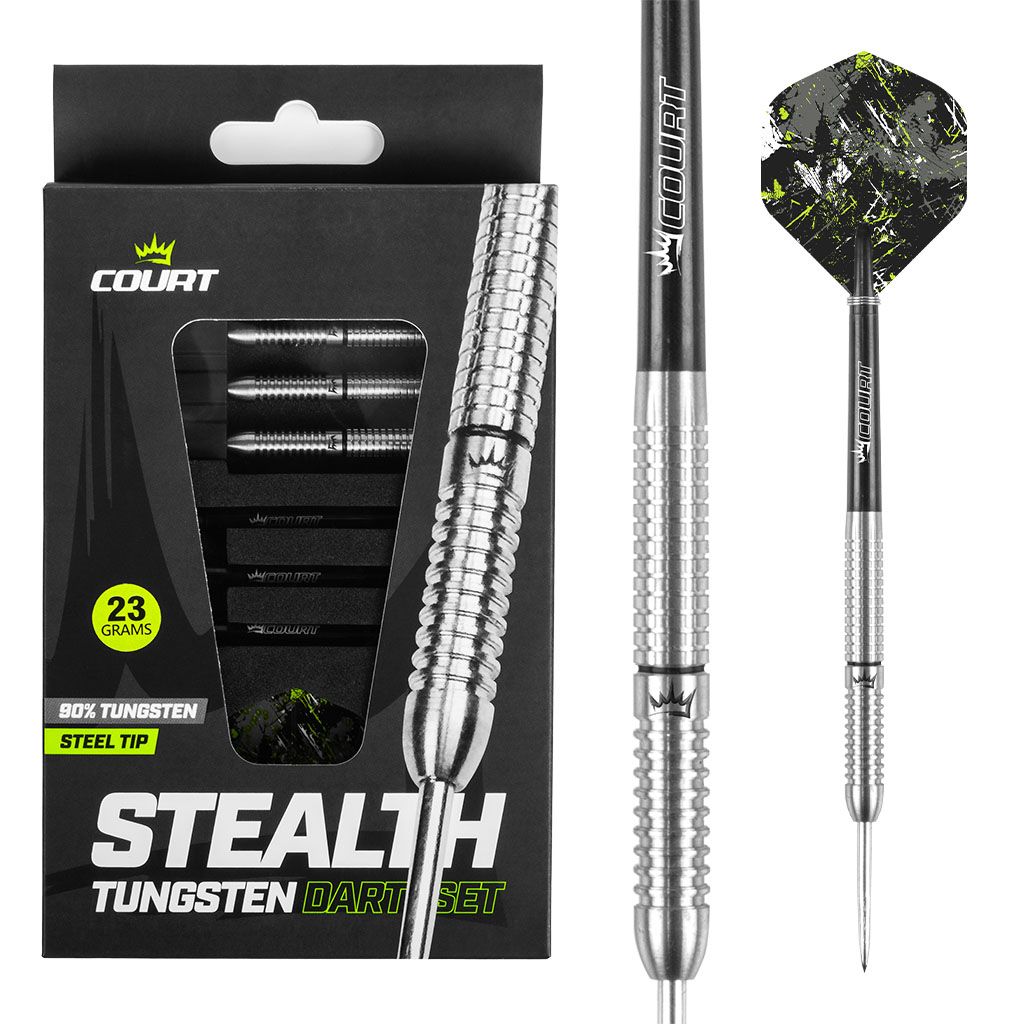Gymstick Court Stealth Tungsten 90 Dart Set Darts-tikat