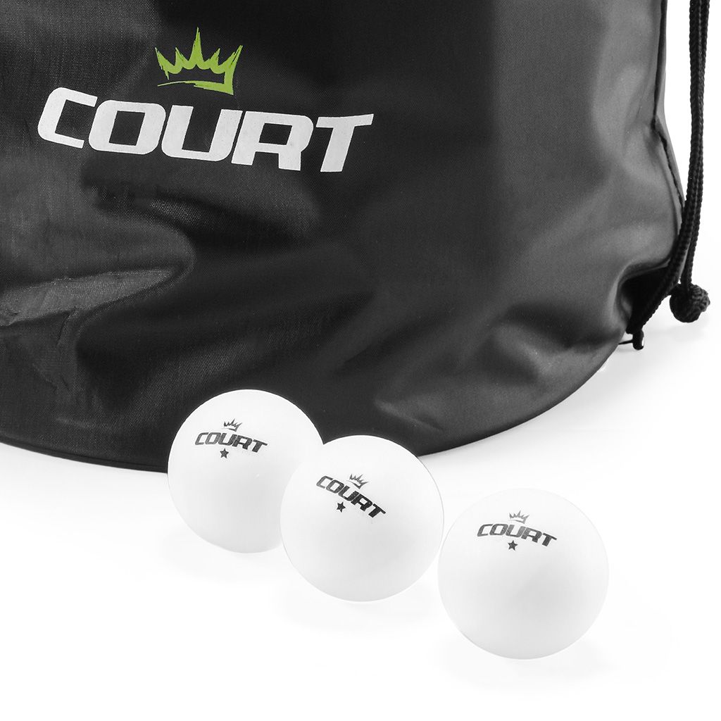 Gymstick Court Table Tennis Ball Set 144pcs Pingispallosetti