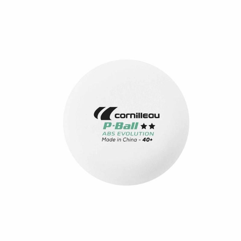 Gymstick Cornilleau P-BALL ABS Evolution 2-star Ball 6pcs 2-tähden pingispallot