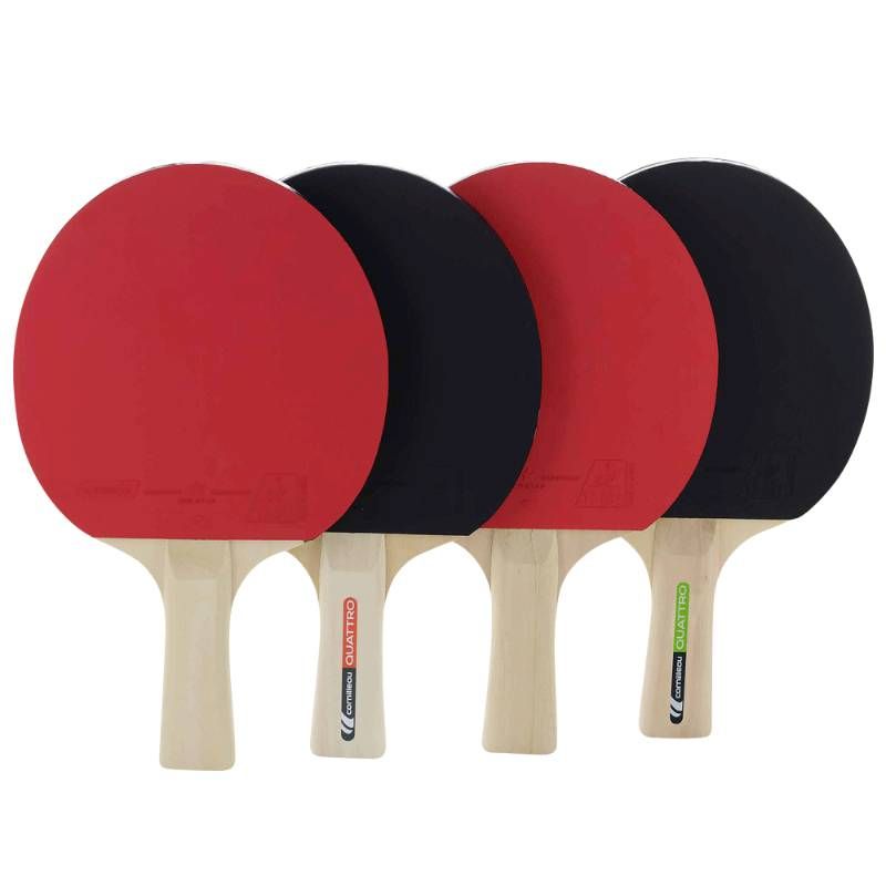 Gymstick Cornilleau Sport Pack Quattro Racket set 2 star (4 x rackets, 4 x balls) setti pingismailoja ja -palloja pöytätenniksen pelaamiseen