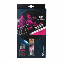 Gymstick Cornilleau Excell 3000 Carbon Indoor Racket (6 star) Kilpatason ITTF-hyväksytty pingismaila