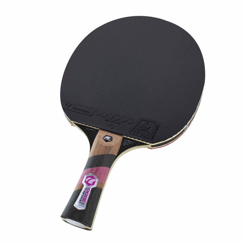 Gymstick Cornilleau Excell 3000 Carbon Indoor Racket (6 star) Kilpatason ITTF-hyväksytty pingismaila