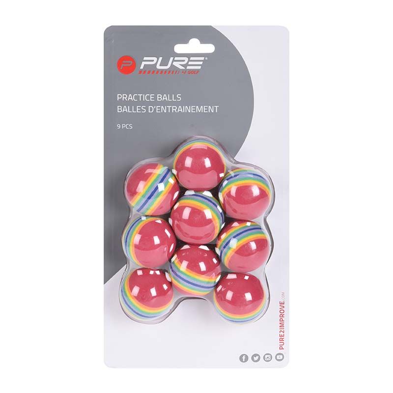 Gymstick Pure Practice Balls Foam 9pcs Harjoituspallot