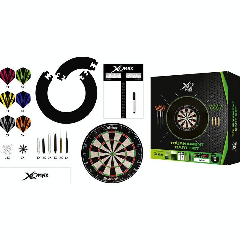 Gymstick XQ Max tournament dartset sarja dartsin harjoitteluun ja pelaamiseen