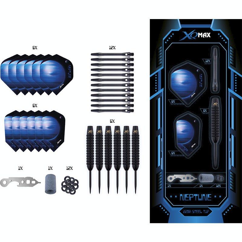 Gymstick XQ Max 6 pcs steel tip dart set 22g tikkasarja