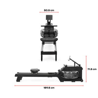 Gymstick GRW Fusion Rower Black Charcoal soutulaite